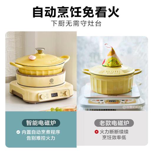 电磁炉家用灶智能珐琅锅预约多功能火锅炒菜全自动节能小型炉 商品图1