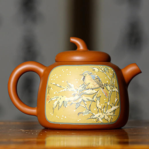 滇南陶韵云南建水紫陶中国四大名陶全手工制黄初晨复烧壶 商品图0