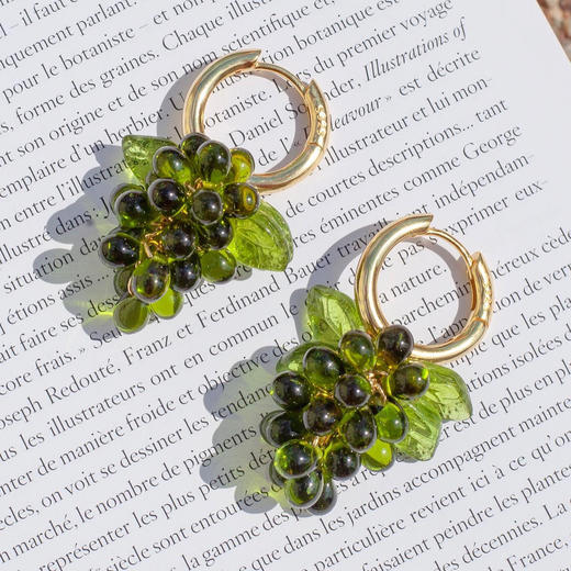 订购6周到｜Annele-Grape-葡萄 果冻 耳环［芬兰设计师］ 商品图6