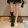 ZHR2022年秋季新款显瘦厚底圆头骑士靴女百搭时尚韩版长筒靴 商品缩略图8