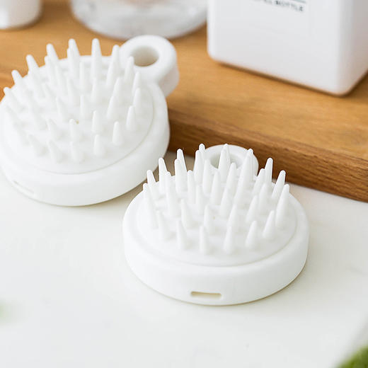 【缓冲气囊 强劲清洗 不伤头发】硅胶洗头刷去屑止痒按摩神器日式洗头梳子头皮抓痒抓头器洗澡刷子 商品图1