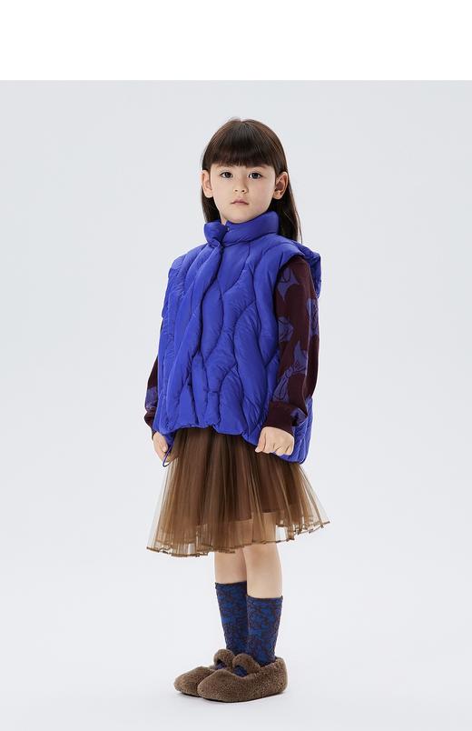 江南布衣童  22年秋款  蓬松短款羽绒马甲  1M9C10640 商品图4