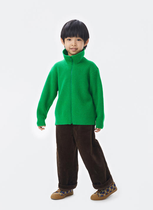 江南布衣童  22年秋款  短款开襟毛衫  1M9310160 商品图10