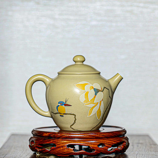 滇南陶韵云南建水紫陶中国四大名陶全手工制王天龙翠鸟壶 商品图0