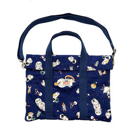 HUJI祤集电脑包插画动物宇航员