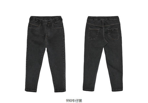 江南布衣童  22年秋款 修身牛仔长裤  1M9E11260 商品图6