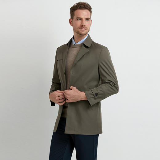 YvesFigarau伊夫·费嘉罗秋冬新款休闲时尚舒适风衣外套940561 商品图3