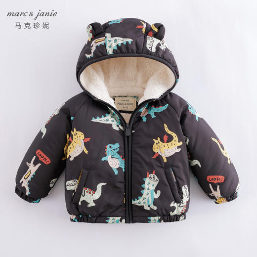 【杜邦棉】马克珍妮冬装新款 男女童印花棉衣外套221081 商品图3