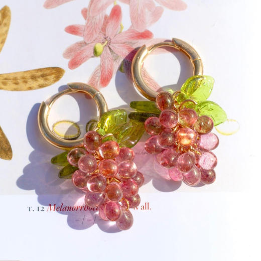 北京仓｜Annele-Raspberry-树莓 果冻 耳环［芬兰设计师］ 商品图5