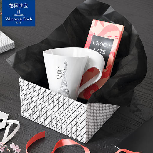 唯宝马克杯字母咖啡杯陶瓷杯子摩登都会 商品图5