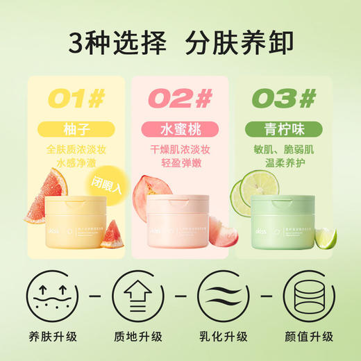 【旅行卸妆小样套组】UKISS柚子卸妆膏小样2.4ml*5 商品图3