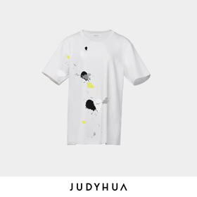 JUDYHUA 艺术家系列飞溅丙烯设计T恤