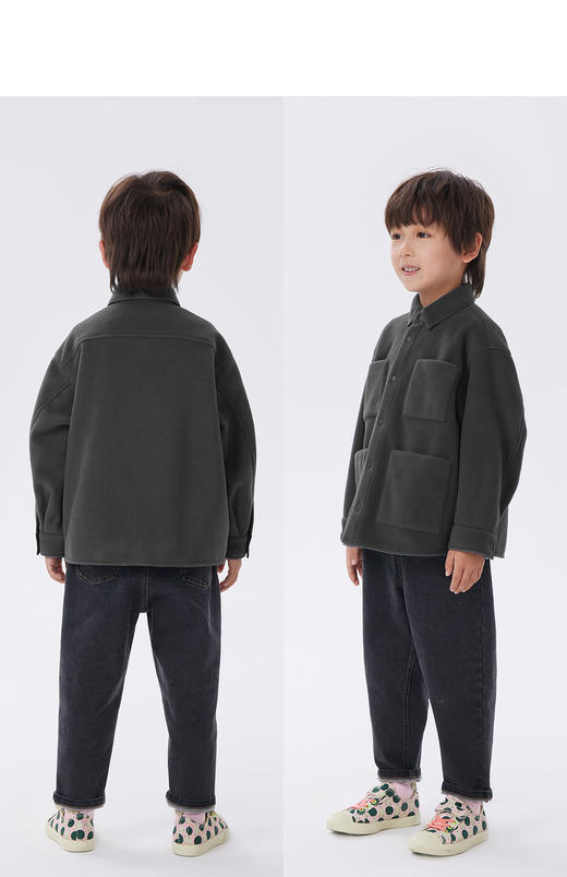 江南布衣童  22年秋款  宽松夹克  1M9610340 商品图10