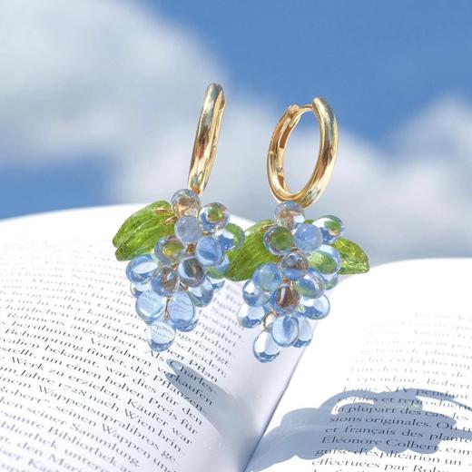 北京仓｜Annele-Blueberry-蓝莓 果冻 耳环［芬兰设计师］ 商品图11