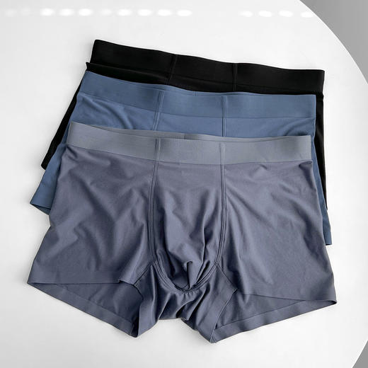 老米优品 / 云感透气的篙品质男士内裤！《锦纶磨毛桑蚕丝抑菌无痕男士平角裤》真的ju好穿，送老公，送爸爸，都是不错的选择！N86029 商品图1