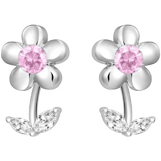 ZEGL花朵耳环女夏季小众设计感高级耳钉2022年新款潮925银针耳饰 商品图5