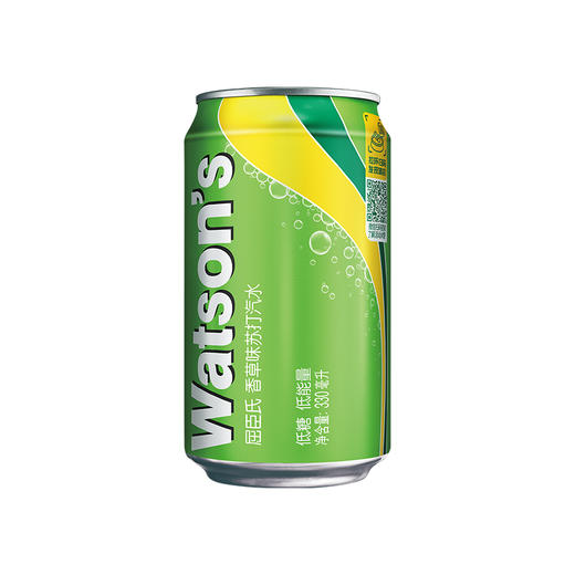 屈臣氏|苏打汽水清新香草味气泡水330ml*12罐（新老包装随机发） 商品图6