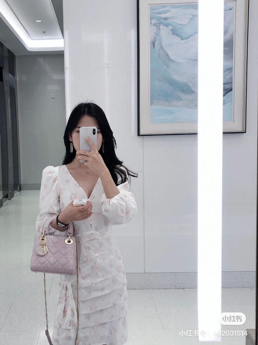 三格戴妃羊皮-珠光粉 商品图4