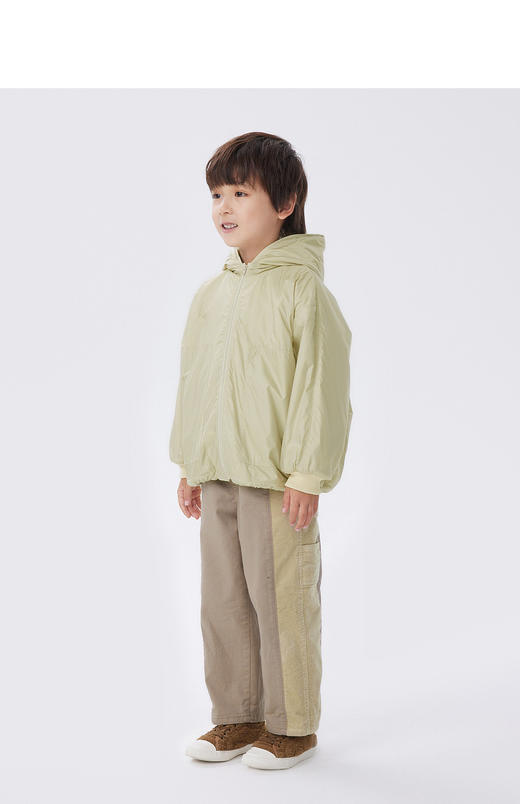 江南布衣童  22年秋款  短款加绒风衣  1M9910470 商品图5