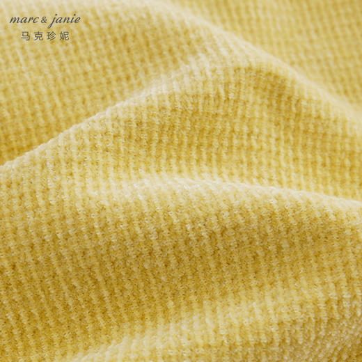 马克珍妮秋装新款 男女童雪尼尔套头毛衣 儿童毛衫221531 商品图4