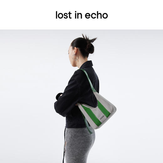 lost in echo 不对称拼接小号月牙包腋下包 商品图3