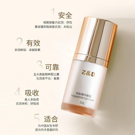 Z&D多肽精华眼霜 商品图1