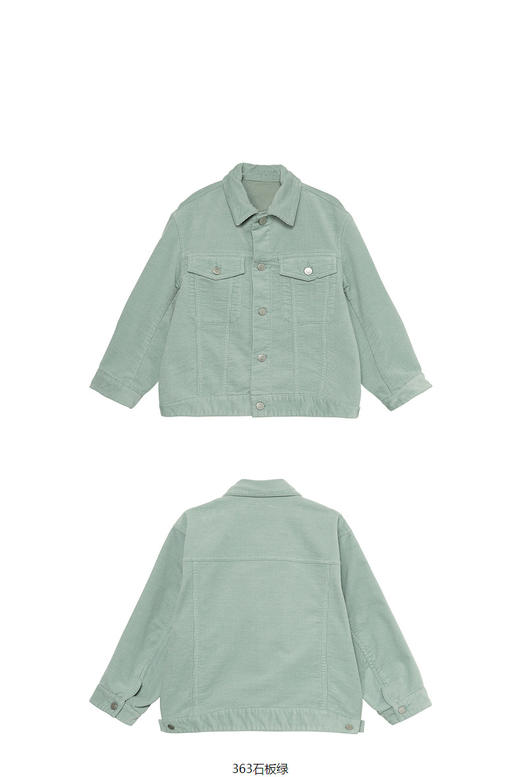 江南布衣童  22年秋款  复古宽松翻领夹克   1M9610480 商品图9