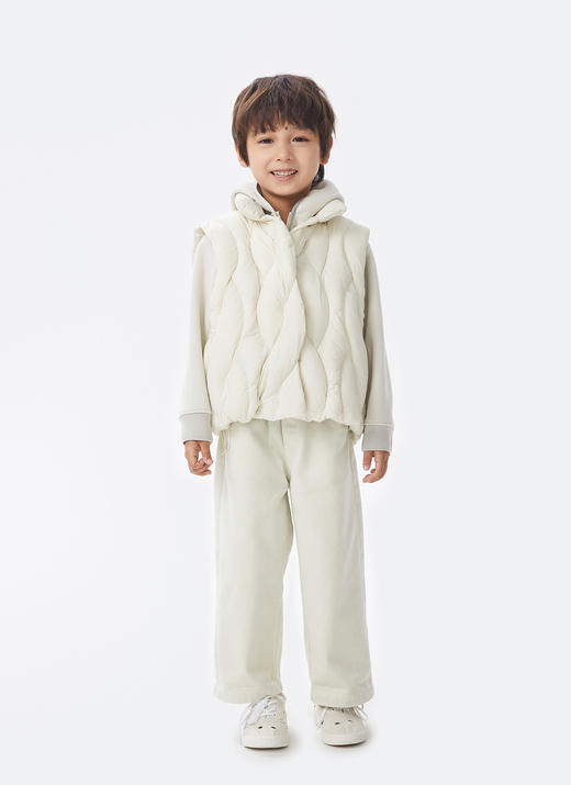 江南布衣童  22年秋款  蓬松短款羽绒马甲  1M9C10640 商品图14