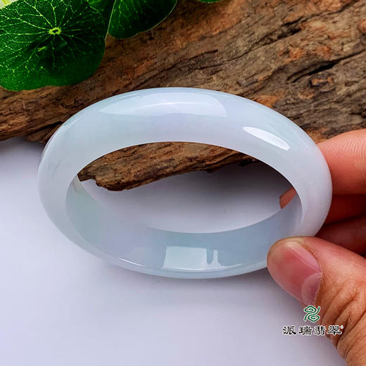 派瑞翡翠 翡翠手镯 糯种 紫色 商品图2
