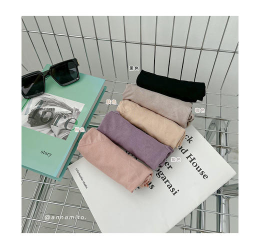 老米优品 / 舒适性真的是让人惊叹哦！质感敲棒！《莫代尔无缝花边包臀中腰女士内裤》弹力很大，穿起来不紧绷，没有束缚感，喜欢简约舒适型小内的别错过它！NK220829B 商品图5