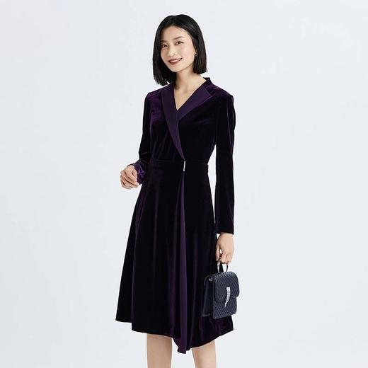 2楼NAERSI服饰丝绒连衣裙 商品图0