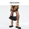lost in echo 拉链装饰异形腋下包单肩包牛仔扎染宽肩带 商品缩略图3