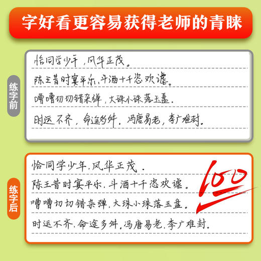 墨点字帖:控笔训练高考提高卷面分卷面加分字帖 商品图4