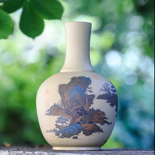 云南建水紫陶滇南陶韵朱玄峰徐长文合作小花器包邮 商品图0