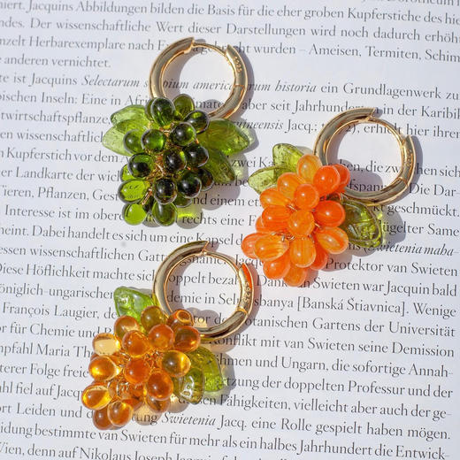 订购6周到｜Annele-Cloudberry-云莓 果冻 耳环［芬兰设计师］ 商品图9