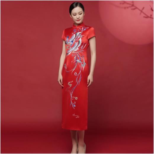 3楼 陶玉梅新娘款凤求凰旗袍 商品图2