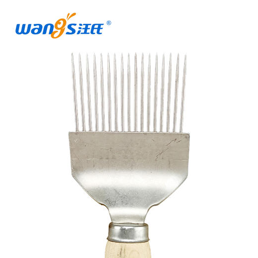 【正品保证】木柄不锈钢割蜜叉割蜜刀取蜜专用养蜂工具大全巢础蜂盖起刮蜂箱 商品图1