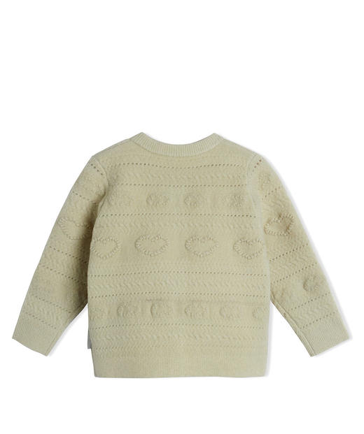 江南布衣童  22年秋款  柔软紧身短款开襟毛衫  YM9310180 商品图0