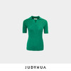 JUDYHUA 刺绣红唇Polo领针织上衣 商品缩略图5