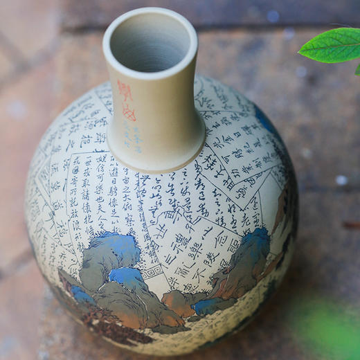 云南建水紫陶滇南陶韵朱玄峰徐长文合作小花器包邮 商品图2