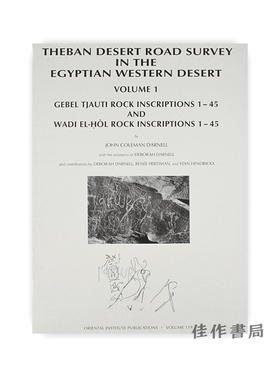 Theban Desert Road Survey in the Egyptian Western Desert: Volume 1 - Gebel/埃及西部沙漠的底比斯沙漠公路调查：第 1 卷 -