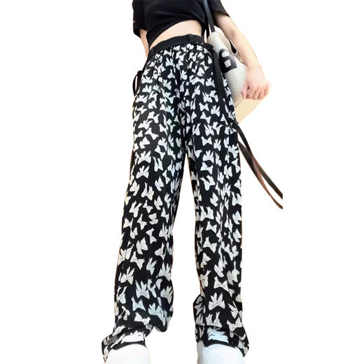 裁缝学苑AQ115 直筒拖地裤高腰显瘦阔腿裤纸样裤子女装服装打板图 商品图4