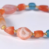 冰糖火焰缠丝玛瑙管多宝手串 商品缩略图3