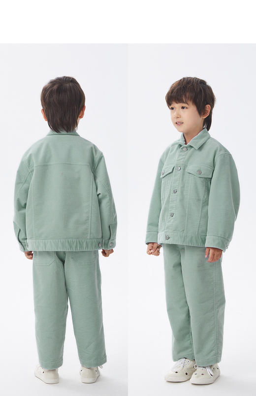 江南布衣童  22年秋款  休闲舒适灯芯绒长裤  1M9E11070 商品图8