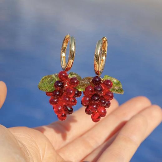 订购6周到｜Annele-Currant-醋栗 果冻 耳环［芬兰设计师］ 商品图4