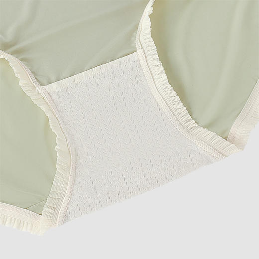 黛唯梵 日系字母印花可爱内裤女包臀不夹pp舒适透气中腰三角裤 商品图3