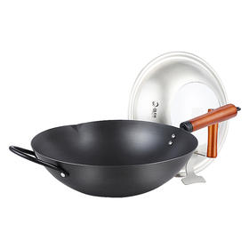 铁太郎窒化极铁锅无涂层家用炒菜锅电磁炉煤气灶通用