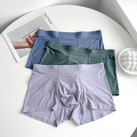 老米优品 / 云感透气的篙品质男士内裤！《锦纶磨毛桑蚕丝抑菌无痕男士平角裤》真的ju好穿，送老公，送爸爸，都是不错的选择！N86029