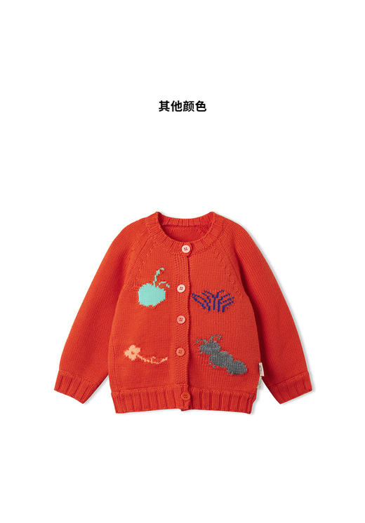 江南布衣童  22年秋款  短款开襟毛衫   YM9310160 商品图6