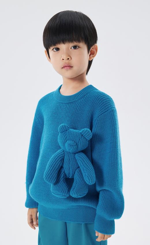 江南布衣童  22年秋款  小熊玩偶长袖套头毛衫  1M9310190 商品图7